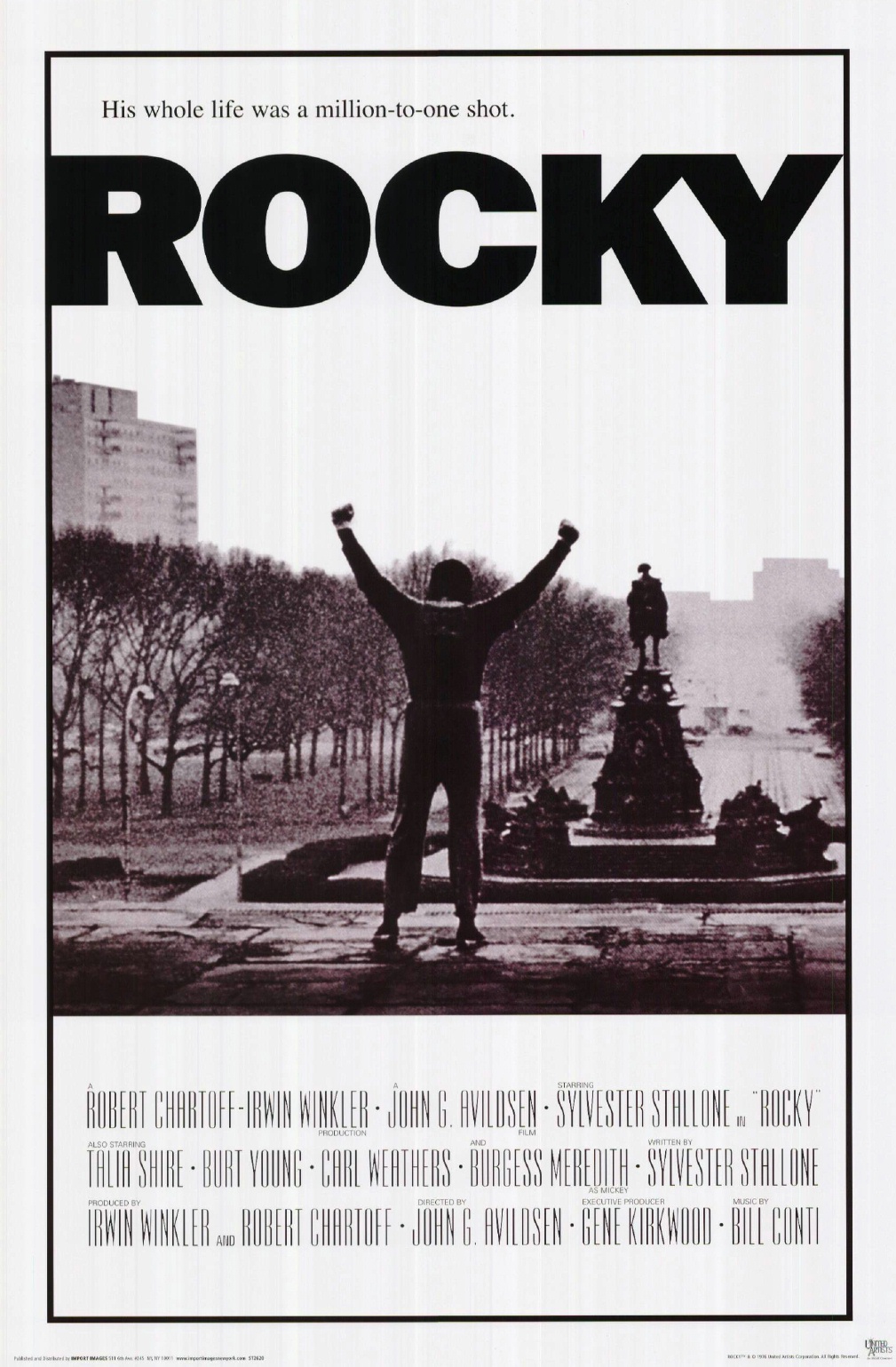 Rocky hands up